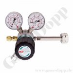 Flaschendruckminderer 6.0 Messing vernickelt