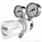 Reinstgas Druckminderer 5.0 Messing vernickelt oder verchromt
