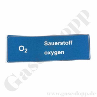 Aufkleber "O2"