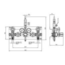 Entspannungsstation Druckregelstation MM70-2 - Sauerstoff Inertgas Stickstoff Argon Helium - 300 bar bis 20 bar regelbar - max.Leistung: 50 m³/h - GCE 0768122