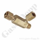 T-Stück für Manometer G 3/8" LH IG x G...