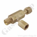 T-Stück für Manometer G 3/8" LH IG x G...