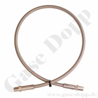 Hochdruckschlauch PTFE 210 bar - Seele mit Edelstahlummantelung -54&deg;C bis 260&deg;C - DN6 - Anschl&uuml;sse und L&auml;nge w&auml;hlbar