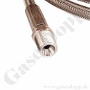 Hochdruckschlauch PTFE 210 bar - Seele mit Edelstahlummantelung -54&deg;C bis 260&deg;C - DN6 - Anschl&uuml;sse und L&auml;nge w&auml;hlbar