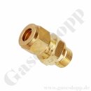 Einschraubverschraubung - RVS 10 mm x G 3/8" AG -...