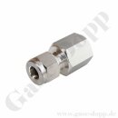 Aufschraubverschraubung gerade - RVS 8 mm x G 1/4"...