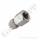 Aufschraubverschraubung gerade - RVS 8 mm x G 1/4"...