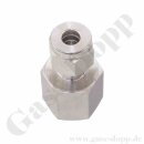 Aufschraubverschraubung gerade - RVS 10 mm x G 1/4"...