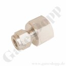 Aufschraubverschraubung gerade - RVS 8 mm x G 3/8"...