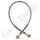 Edelstahlwellschlauch DN6 300 bar - DIN 477-5 Nr.54 - W30x2" IG ÜM x W30x2" IG ÜM -  Handanschluss beidseitig - inerte Gase Argon Helium Stickstoff - Gasreinheit 6.0 - Länge 1,0 m