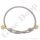 Edelstahlwellschlauch DN6 300 bar - DIN 477-5 Nr.54 - W30x2" IG ÜM x W30x2" IG ÜM -  Handanschluss beidseitig - inerte Gase Argon Helium Stickstoff - Gasreinheit 6.0 - Länge 1,0 m