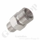 Doppelnippel G 3/8" AG x G 1/2" AG - Länge...