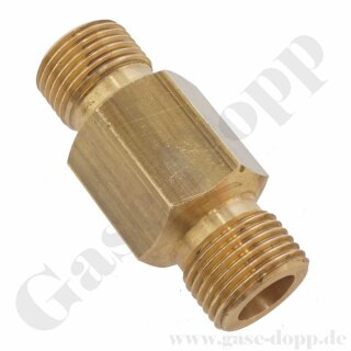 Doppelnippel G 5/8" RH x G 5/8" RH - 200 bar - Druckluft