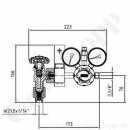 Entspannungsstation Druckregelstation MU70 Wasserstoff H2 Methan 300 bar 20 bar - GCE 0768092