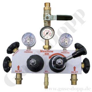 Entspannungsstation Druckregelstation MAXIFL. O2/IN 2/2 - Sauerstoff Inertgas Stickstoff Argon Helium - GCE 0768183