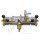 Entspannungsstation Druckregelstation MM400-2 - Wasserstoff Methan - manuelle Umschaltung - 300 bar / bis 20 bar regelbar - 1-stufig - 2 Eingänge - mit Absperrventil und Spülventil - Flow 250 m³/h Qmax: 400 m³/h - Messing 4.6 - GCE 0768133