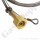 Edelstahlwellschlauch DN6 200 bar - DIN 477-1 Nr.10 - W24,32 x 1/14" IG ÜM x W21,8x1/14" IG ÜM - Sechskantanschluss - Stickstoff - mit Fangleine - Gasreinheit 6.0 - Länge 2,5 m GCE F2771009