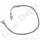 Edelstahlwellschlauch DN6 300 bar Inertgas Helium Argon CO2 Stickstoff - Anschlüsse DIN 477-5 Nr.54 - W30x2 + W21,8x1/14" - mit Sicherheitsfangleine - Länge 1,0 m - GCE F27711009