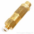 Abblaseventil SVW - alle Gase - Öffnungsdruck 45 bar - Eingang 1/4" NPT AG - Ausgang G 1/2" - GCE 9457190