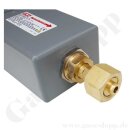 Gasvorwärmgerät GGP200 - Sauerstoff Inertgase bis 300 bar - Eingang W21,8x1/14" AG Ausgang W21,8x1/14" IG - 200 W - Direktanschluss an Druckregelstationen - GCE H28054801