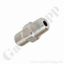 Doppelnippel G 1/8" AG x 1/8" NPT AG - 350 bar...