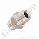 Doppelnippel G 3/8" x 3/8" NPT - Gewindenippel Edelstahl