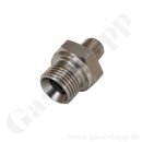 Doppelnippel G 1/2" x 1/4" NPT - Gewindenippel - 400 bar - Edelstahl