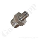 Doppelnippel G 1/2" x 1/4" NPT - Gewindenippel - 400 bar - Edelstahl