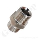 Doppelnippel G 3/4" x 3/4" NPT - Gewindenippel Edelstahl
