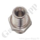 Doppelnippel G 1" x 3/4" NPT - Gewindenippel Edelstahl