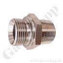 Doppelnippel G 1" x 1" NPT - Gewindenippel G...