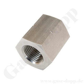 Gewindemuffe 3/4" NPT IG x 1/2" NPT IG - 280 bar - Edelstahl