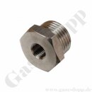 Reduzierung G 1/2" AG x G 1/8" IG - Edelstahl...