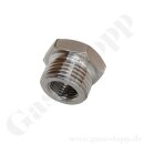Reduzierung G 1/2" RH AG x G 1/4" RH IG - Edelstahl 14408 - kurz