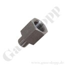 Reduzierung G 1/8" RH AG x G 1/4" RH IG - Edelstahl 14305