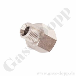 Reduzierung G 1/4" AG x G 3/8" IG - Edelstahl 14571