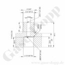 Reduzierung G 1/4" AG x 1/4" NPT IG - Messing...