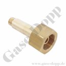 Flaschenanschluss BS341 No.6 x 1/4" NPT AG - Chlor -...