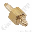 Flaschenanschluss Wasserstoff Brenngas Formiergas 300 bar...