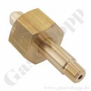 Flaschenanschluss Wasserstoff Brenngas Formiergas 300 bar...