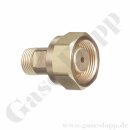 Flaschenanschluss CGA-520 x 1/4" NPT AG - Länge...