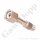 Flaschenanschluss CGA-180 5/8"-18 UNF IG x 1/4" NPT AG - Länge 95 mm - Edelstahl - alle Gase - Kleinflaschen