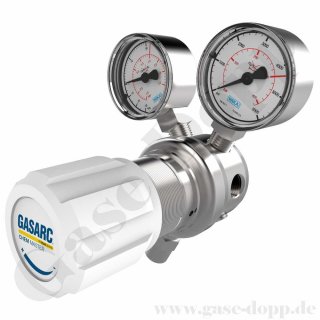 Reinstgasdruckminderer 6.0 60 bar - bis 3,5 bar regelbar - 1-stufig - PTFE - Edelstahl - GASARC CHEM MASTER SGS600