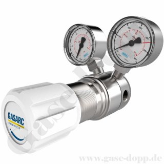 Reinstgasdruckminderer 6.0 200 / 300 bar - bis 20 bar regelbar - 1-stufig - FKM - Edelstahl - GASARC CHEM MASTERSGS621