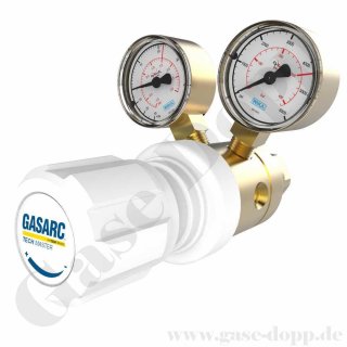 Reinstgasdruckminderer 4.5 60 bar - bis 3,5 bar regelbar - 2-stufig - EPDM - Messing - GASARC TECH MASTER GPT402