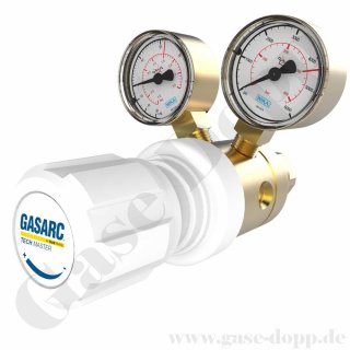 Reinstgasdruckminderer 4.5 25 bar - bis 1,5 bar regelbar - 2-stufig - ACETYLEN - Messing - GASARC TECH MASTER GPT410