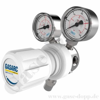 Reinstgasdruckminderer 5.0 60 bar - bis 10 bar regelbar - 1-stufig - EPDM - Messing vernickelt - GASARC LAP MASTER LGS502
