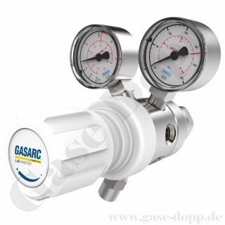 Reinstgasdruckminderer 5.0 25 bar - bis 1,5 bar regelbar - 2-stufig - EPDM / Acetylen - Messing vernickelt - GASARC LAP MASTER LGT510