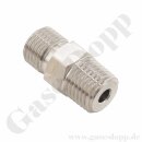 Doppelnippel G 1/4" AG x 1/4" NPT AG - G...