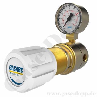 Reinstgas 4.5 Leitungsdruckminderer 300 bar - bis 100 bar regelbar - 1-stufig - EPDM - Messing - GASARC TECH MASTER GPL422